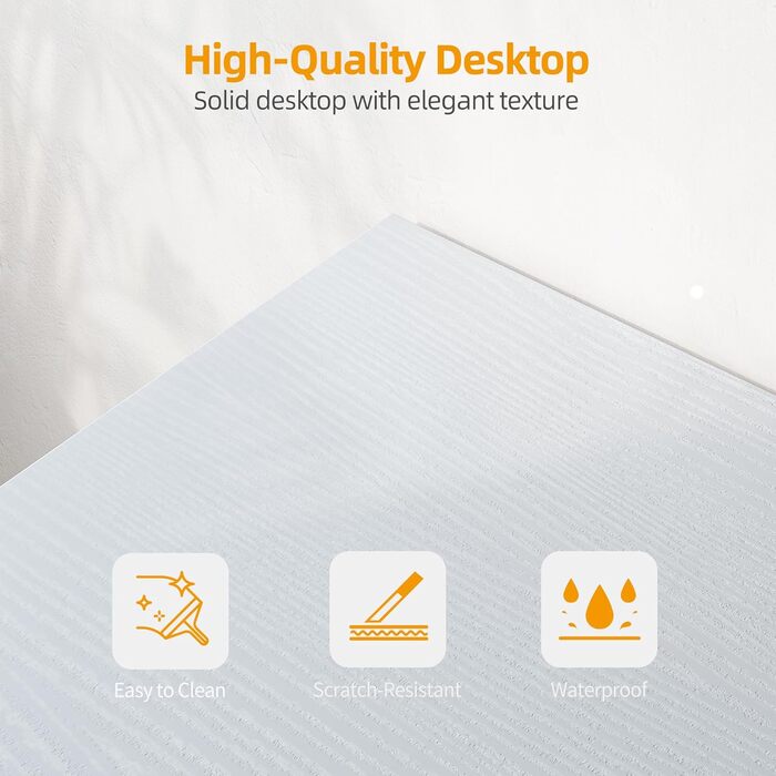 Сучасний L-подібний комп&39ютерний стіл з розетками, 119,4 см, 2 відкриті полиці, двосторонній, для роботи з дому, для дорослих, середнього розміру, унісекс, легко збирається, білий 47 Білий