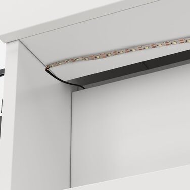 Стіл рецепції з шухлядами, білий, стійка рецепції, офісний стіл, для корпоративних залів, готельних рецепцій, магазинів одягу, кондитерських, фруктових магазинів 50 Г x 120 Ш x 100 В см 120 x 100 x 50