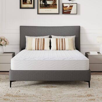 Матрац Novilla 140x200 см 7-зонний пружинний матрац Pocket Spring Висота 20 см Рівень жорсткості H3 Сертифіковано Oeko-Tex Дихаючий та стабільний розмір 20 см 140 x 200 см