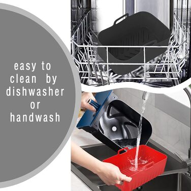 Аксесуари для фритюрниці Ketilrub - Аксесуари для фритюрниці Ninja AF300EU AF400EU 9.5 л, для Ninja Foodi Max Dual Zone, аксесуари для фритюрниці Ninja, Innsky, Princess Air Fryer (12 шт. )