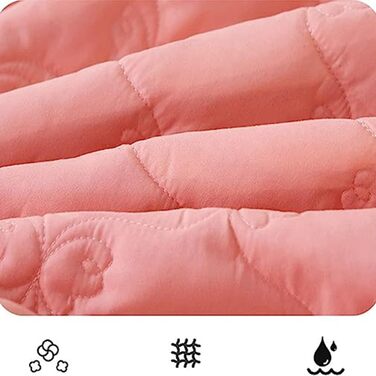 Покривало з рюшами для ліжка, покривало з спідницею для ліжка, стьобана постільна білизна, потовщені покривала, що зберігають тепло, ковдра (колір E, розмір 180x200 см)