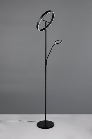 Стільник LED Trio Willis 449510232, матовий чорний метал, 39 5.5 Вт, регульована колірна температура, диммер