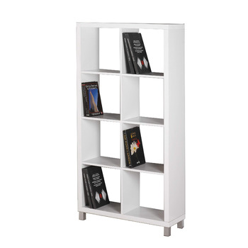 Комплект шафи Kubox - полиця, 8 відділень, білий