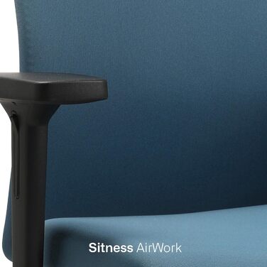 Офісне крісло SITNESS AirWork Технологія 3D Sitness Motion Чорний, базовий