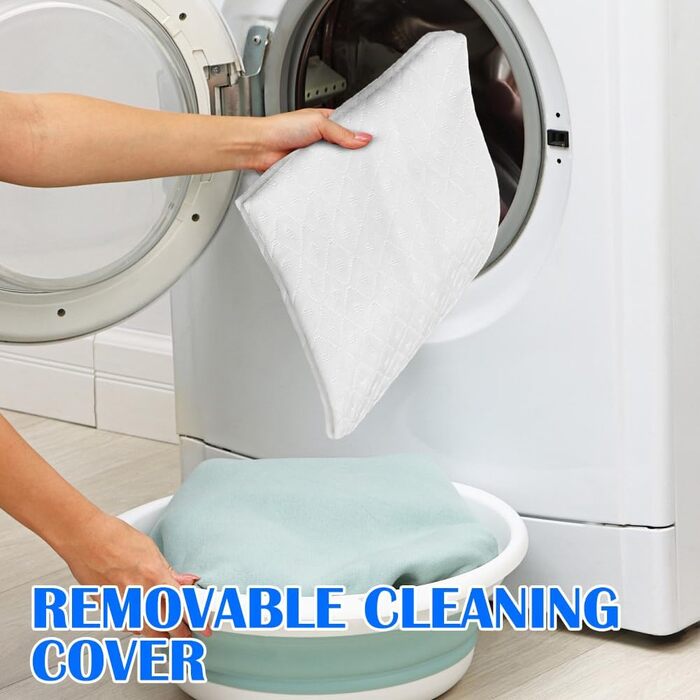 Подушка для колін FARYODI для сну на боці, напівкруглий опорний валик з піни з ефектом пам&39яті, для шиї, колін та сну на боці для полегшення болю в колінах та спині (50 * 20 * 10 см)