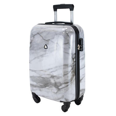 Валіза Semi Line 20' (S) White Marble (T5731-1)