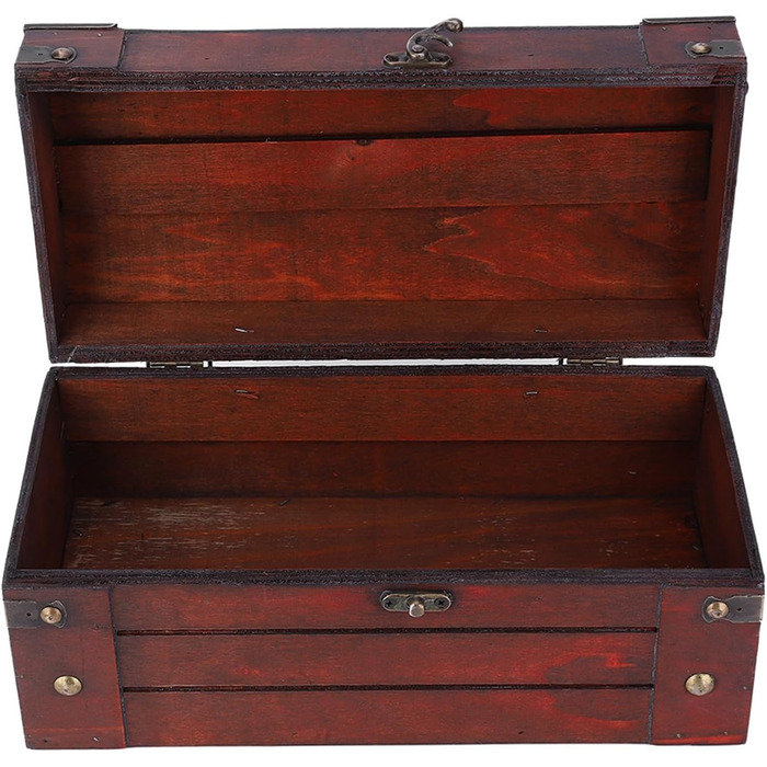 Виготовлена вручну вінтажна дерев&39яна скринька для зберігання колекцій предметів мистецтва та ремесел. Вишукана скринька для ювелірних виробів для дизайну інтер&39єру (S) casual