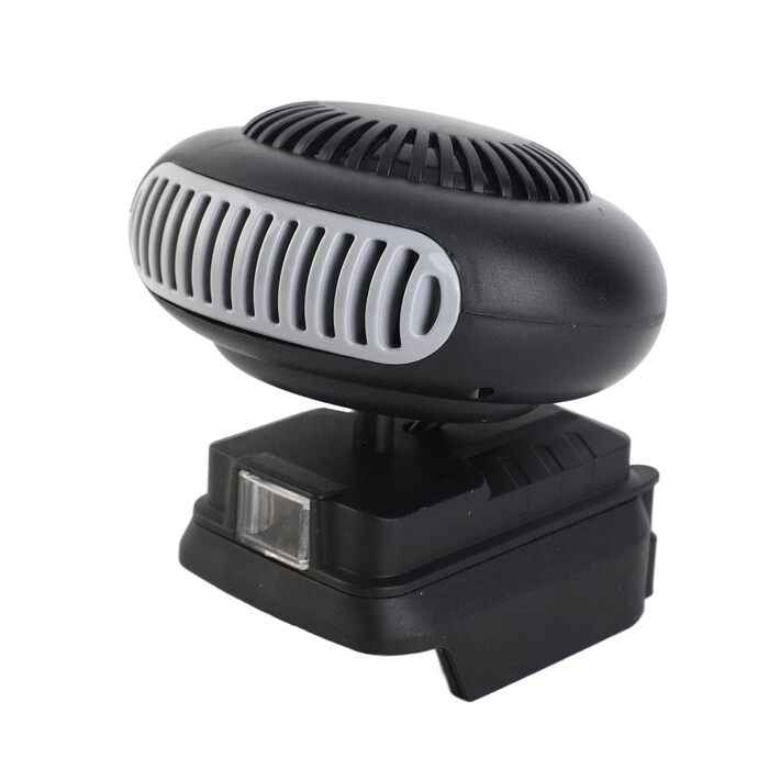 Портативний невеликий обігрівач, працює від батарейок для невеликих приміщень, 2 режими температури, обігрівач робочого місця, 170 Вт, 18 В, електричний вентилятор-обігрівач