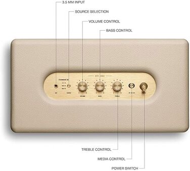 Динамік Marshall Stanmore III Bluetooth - домашня колонка з кремовим кремом