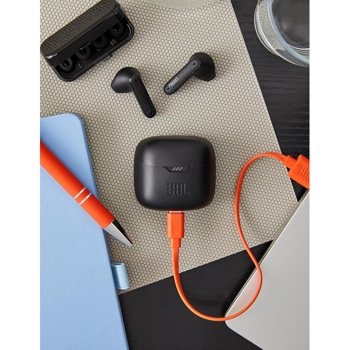 Водонепроникні, бездротові навушники-вкладиші з шумозаглушенням чорного кольору - до 32 годин відтворення музики Чорні одинарні