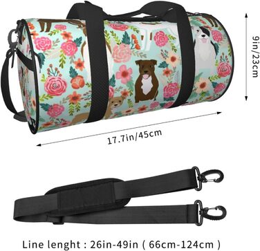 Спортивна сумка, дорожня сумка, з принтом тварин, сумка на нічліг, чорна, універсальний розмір, сумка для подорожей