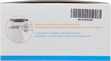 Портативний і безшумний інгалятор-небулайзер з масками для дітей і дорослих при застуді, 100 -