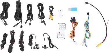 Комплект автомобільного відеореєстратора, універсальний автомобільний відеореєстратор 6-канальний 360 панорамний мобільний цифрови