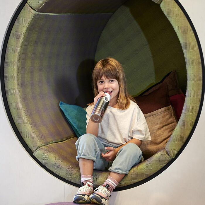 Термос Campus Flip-up - Ізольована пляшка для пиття для дітей - Термос з нержавіючої сталі - Зберігає напої гарячими протягом 4 годин і холодними протягом 12 годин - Без BPA - 350 мл - Людина-павук