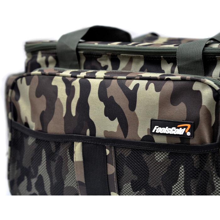 Велика утеплена сумка для риболовлі Carp Bag Camouflage