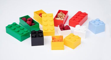 Міні-бокс, 8 пінів, вставка для ланчбоксу, контейнер для перекусу, темно-зелений 46 x 92 x 43 мм (8 кнопок)