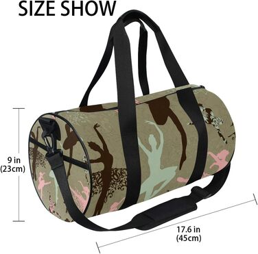 Сумка-шопер для дівчаток Сніжинки, вінтажна різдвяна сумка для балету, спортивна дорожня сумка-несік з канвасу для чоловіків та жінок, для подорожей та на вихідні