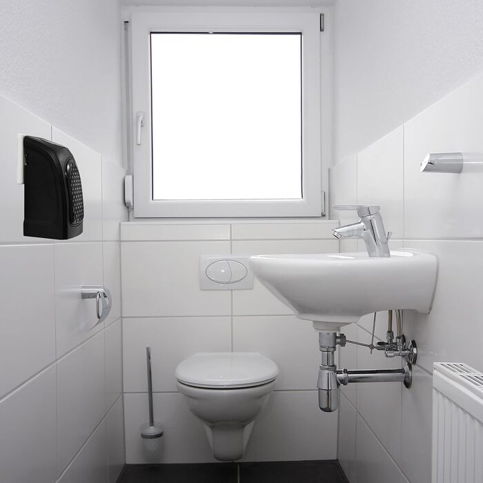 Міні-вентилятор/Зручний обігрівач MAUK Компактний для караванів та автофургонів Керамічний підключається до мережі 400 Вт PTC Електричний з цифровим світлодіодним термостатом Таймер Вилка живлення з поворотом на 90