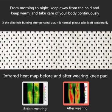 Наколінник SSCYHT, турмалінові, самонагрівальні магнітні наколінники, теплі зимові гетри, подвійне обслуговування, ергономічний дизайн, для полегшення болю в суглобах