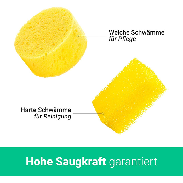 Набір полірувальних губок Emma Green для догляду за деревиною та шкірою без подряпин 3 шт. Care Sponge Soft - Абсорбуючий та ефект