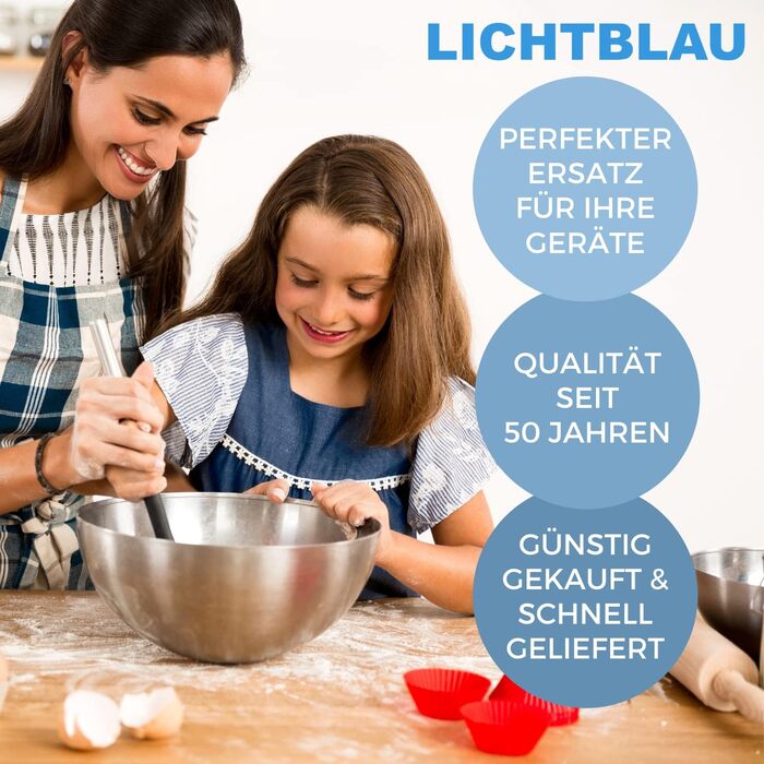 Світло-блакитний гачок для тіста 2666 для кухонного комбайна Bosch I Змінний гачок для тіста підходить для Bosch MUM4 і MUM5 I Гачок для тіста з нержавіючої сталі для кухонного комбайна I Аксесуари Bosch MUM4/MUM5 I Запасна частина кухонного комбайна