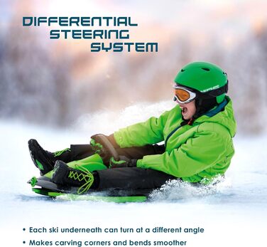 Снігохід Gizmo Riders Stratos Bob, двомісний, рожевий, 90 кг