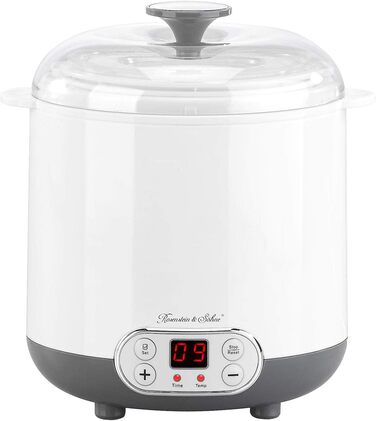 Йогуртниця Rosenstein & Shne йогуртниця для грецького йогурту, натурального йогурту та багато іншого, 1,5 літра (йогуртниця, йогуртова машина, грецька)