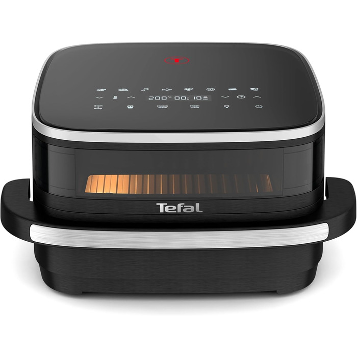 Аерофритюрниця Tefal Easy Fry XL Surface з вікном перегляду та функцією пічці для піци Інноваційна технологія Extra Crisp