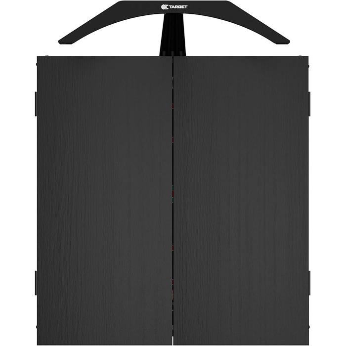 Система освітлення дротиків Target Darts Arc, комплект для домашньої шафи, включаючи мішень для дротиків World Champion та 2 набори дротиків, чорний колір, стандартний розмір