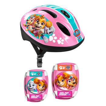 Шолом захист ліктів та колін. Щенячий патруль рожевий. Дівчинка Щенячий патруль рожевий