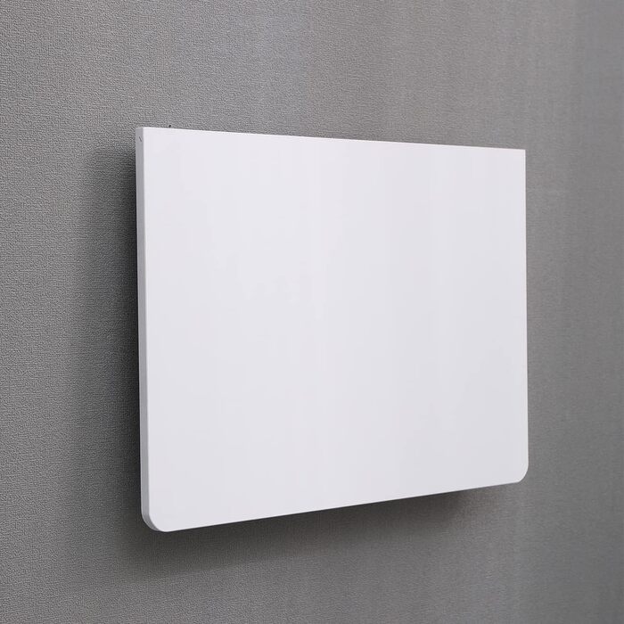 Розкладний настінний стіл NICEME 60x40 см, настінний розкладний стіл, обідній стіл з плаваючим столом, невеликий настінний столик для кухні, балкону та вулиці (білий)