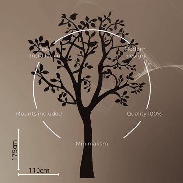 Вішалка настінна чорна метал 170х107см гачки для одягу 7 шт. меблі для передпокою вішалка дерево дизайн гачки для одягу вішалка чо