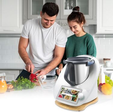 Розсувна дошка для Thermomix TM6 TM5, бамбукова розсувна дошка Аксесуари Швидкорухома дошка для кухонного комбайна Thermomix Vorwerk Ковзна дошка для Thermomix TM6