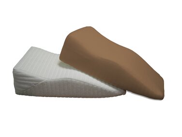 Чохол для подушки для ніг/венозної підтримки Розміри 40x70 см Виготовлено з високоякісного подвійного трикотажу 100 бавовна Колір верблюжий