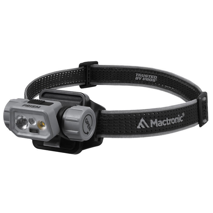 Ліхтар налобний Mactronic Prism (650 Lm) Cool White/RGB LED Recharg Type-C Helmet Kit (THL0141)