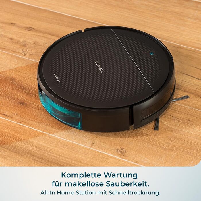 Робот-пилосос з функцією вологого прибирання Cecotec Conga M10 Advance Aqua Pro, 3000 Па