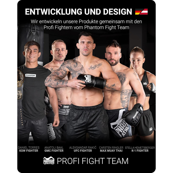 Боксерські рукавички Phantom з неопрену, гель - Боксерські, ММА, Муай-Тай, гелеві бинти, розмір S/M