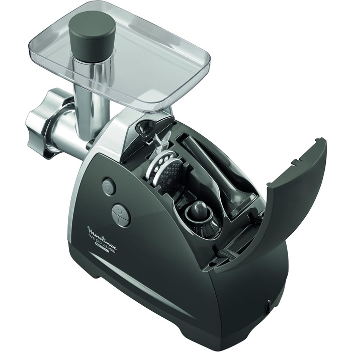 М'ясорубка Moulinex ME6868 Meat Miner М'ясорубка Moulinex ME6868 2200 Вт 4 аксесуари в комплекті безпечна система реверсу чорний /