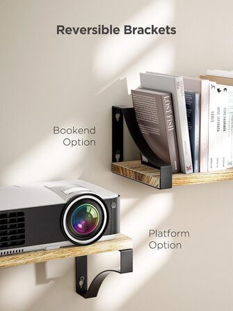 Набір настінних полиць Pipishell із 3 предметів, дерево та метал, настінні полиці для зберігання, дерев&39яний металевий дріт у рустикальному стилі, для вітальні, спальні, офісу, ванної кімнати або кухні (коричневий)