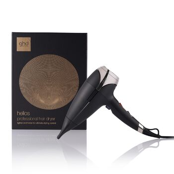 Фен ghd helios швидке сушіння, низький рівень шуму та легка вага, стайлінг Blowout, колір Negro