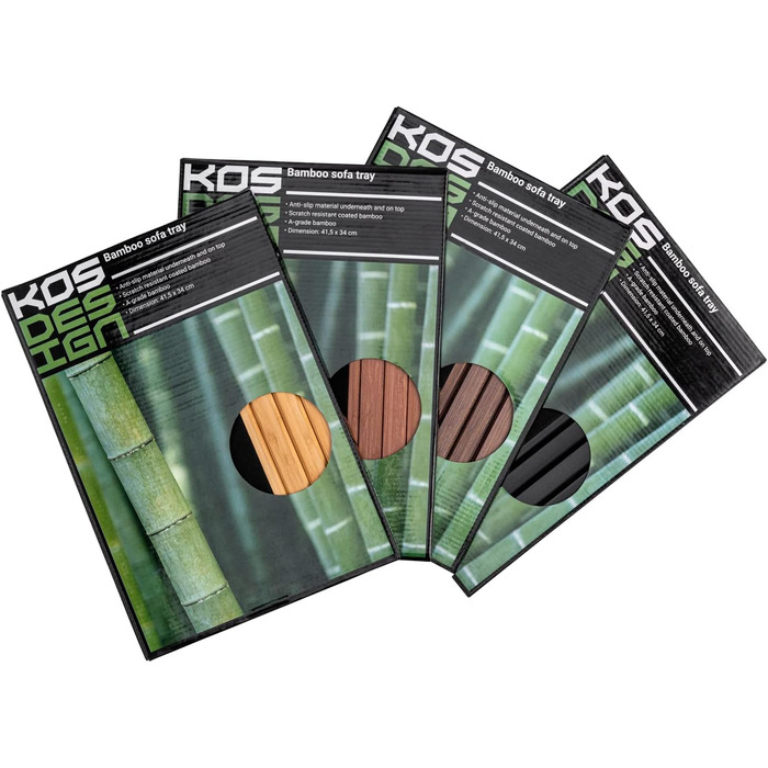 Піднос для дивана - Бамбуковий піднос для підлокітника, Підлокітник для дивана-батлера для організації, диванний батлер, Столик-піднос для підлокітників, переливчасті кольори підносів для дивана з органайзером чорний