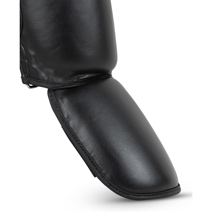 Щитки для гомілок BENLEE зі штучної шкіри Guardian чорного кольору, розмір L-XL, одинарні