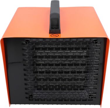 Електричний обігрівач BTEC потужністю 3000 Вт - Керамічні нагрівальні елементи - 2 режими нагріву - Захист від замерзання - Ідеально підходить для будівельних майданчиків, майстерень, гаражів - Радіаційний обігрівач - Обігрівач 3 кВт / 3000 Вт