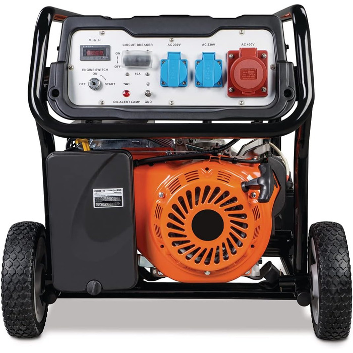 Синхронний генератор Unicraft PG-E 80 TEA H (бензин, об&39єм бака 25 л, привід SC190F, ручний запуск електричний запуск, 2 x 230 В, Schuko / 1 x 400 В, 16 А) 6706080