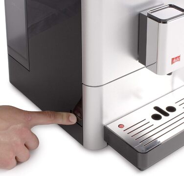 Повністю автоматична кавоварка з контейнером для молока, функцією одного дотику, повністю автоматична кавоварка сріблястого кольору, 531-101