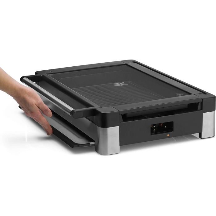 Настільний гриль зі скляною кришкою, Cromargan 18/10, Silver Single, 415430011