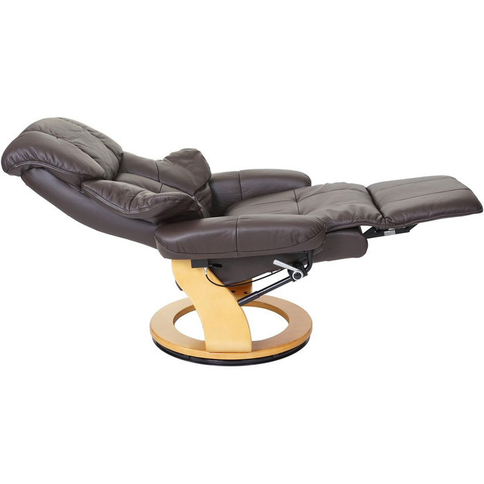 Крісло для відпочинку Robas Lund Calgary 2, коричнева шкіра, 64021BN5 коричневий/натуральний