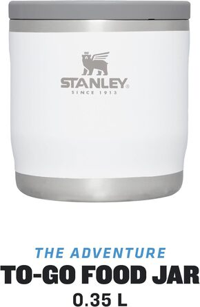 Термос для їжі STANLEY Adventure To-Go 0.35 л Збереження тепла до 4 годин, холоду до 4 годин Герметичний Легко миється Широкий отвір Можна мити в посудомийній машині Без BPA Колір Polar 0.35 л