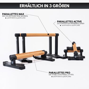 Паралельні тренажери GORNATION, включаючи стрічку для захоплення, обладнання для калістеніки для стійки на руках та віджимань, ручки для віджимань з дерев&39яними ручками/грифами, перекладини для віджимань для домашнього та на свіжому повітрі MAX