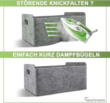 Органайзер для кошика з фетру для зберігання, складна коробка для зберігання, коробка для зберігання з фетру, коробка для зберігання з фетру, кошик для полиці гардеробу, кошик для зберігання з фетру, місце для зберігання в гардеробі (чорний, 3 шт.) 3 шт. 